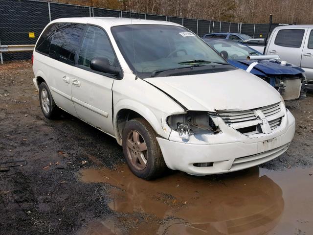 1D4GP45R26B647279 - 2006 DODGE CARAVAN SX WHITE photo 1