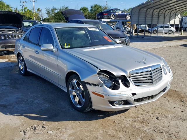 WDBUF72X27B036143 - 2007 MERCEDES-BENZ E 550 SILVER photo 1