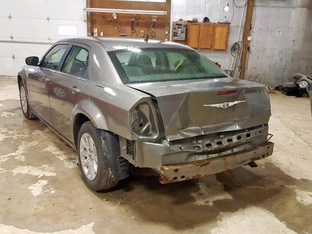 2C3LA43R98H220521 - 2008 CHRYSLER 300 LX GRAY photo 3