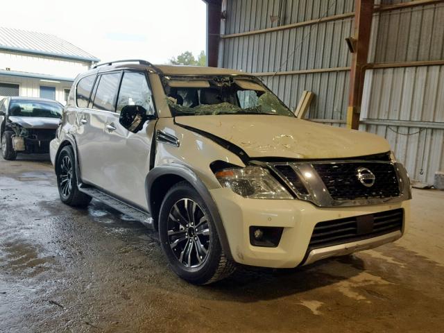 JN8AY2ND9J9054886 - 2018 NISSAN ARMADA SV WHITE photo 1