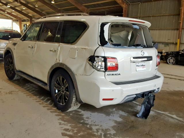 JN8AY2ND9J9054886 - 2018 NISSAN ARMADA SV WHITE photo 3