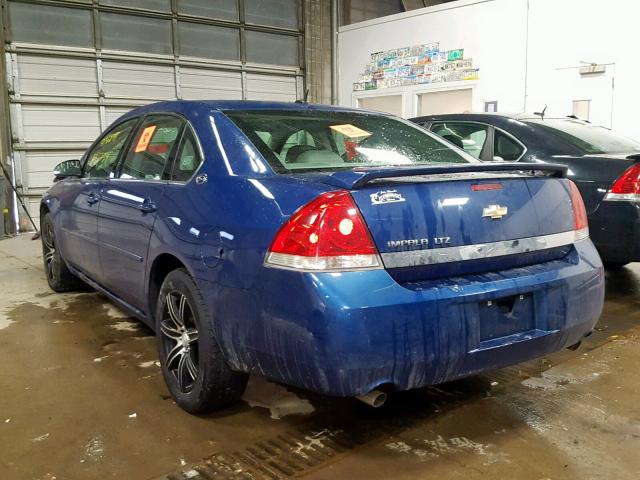 2G1WU581669221585 - 2006 CHEVROLET IMPALA LTZ BLUE photo 3