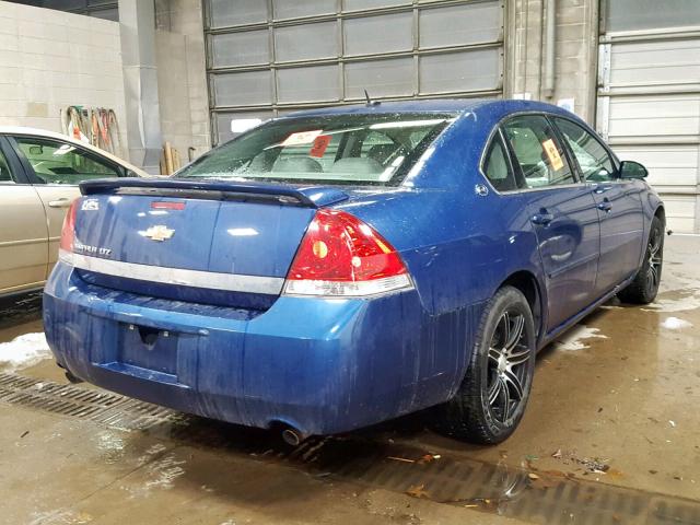 2G1WU581669221585 - 2006 CHEVROLET IMPALA LTZ BLUE photo 4