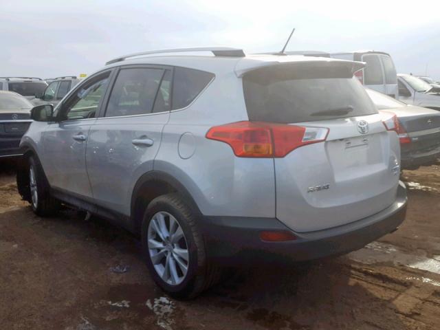 2T3DFREV7DW125166 - 2013 TOYOTA RAV4 LIMIT SILVER photo 3