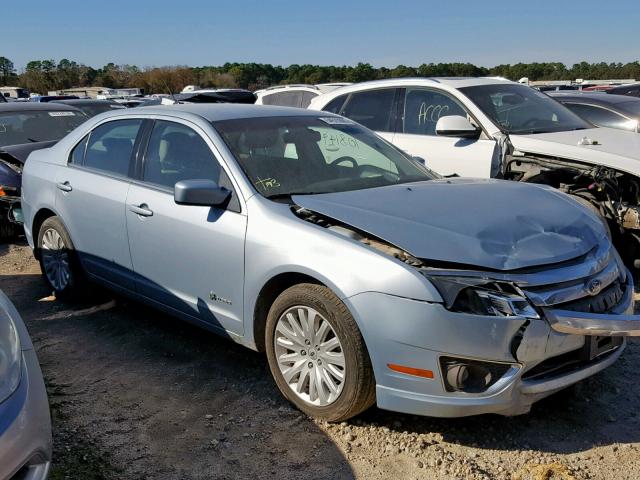 3FADP0L36AR425362 - 2010 FORD FUSION HYB BLUE photo 1