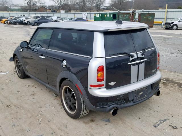 WMWMM33578TP88393 - 2008 MINI COOPER S C BLACK photo 3