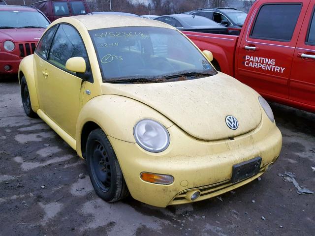 3VWCD21C0XM468370 - 1999 VOLKSWAGEN NEW BEETLE YELLOW photo 1