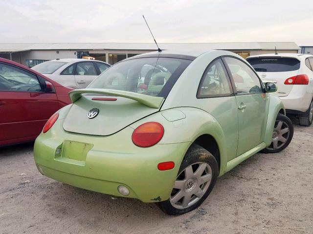 3VWDD21C52M414771 - 2002 VOLKSWAGEN NEW BEETLE 绿色 照片 4