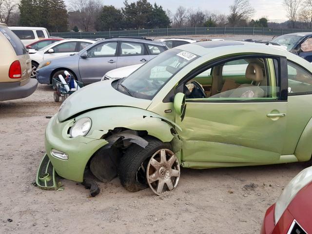 3VWDD21C52M414771 - 2002 VOLKSWAGEN NEW BEETLE 绿色 照片 9