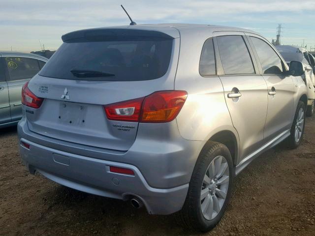 JA4AP4AUXBZ002436 - 2011 MITSUBISHI OUTLANDER SILVER photo 4