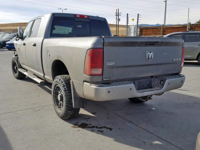 3D7UT2HL8BG514198 - 2011 DODGE RAM 2500 GRAY photo 3