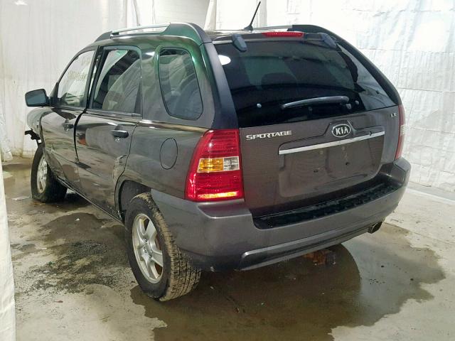 KNDJF724787486305 - 2008 KIA SPORTAGE L BROWN photo 3