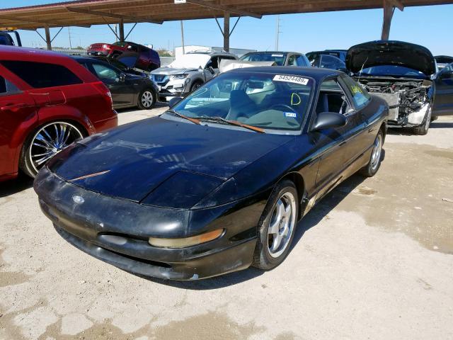 1ZVCT22B3P5127513 - 1993 FORD PROBE GT BLACK photo 2