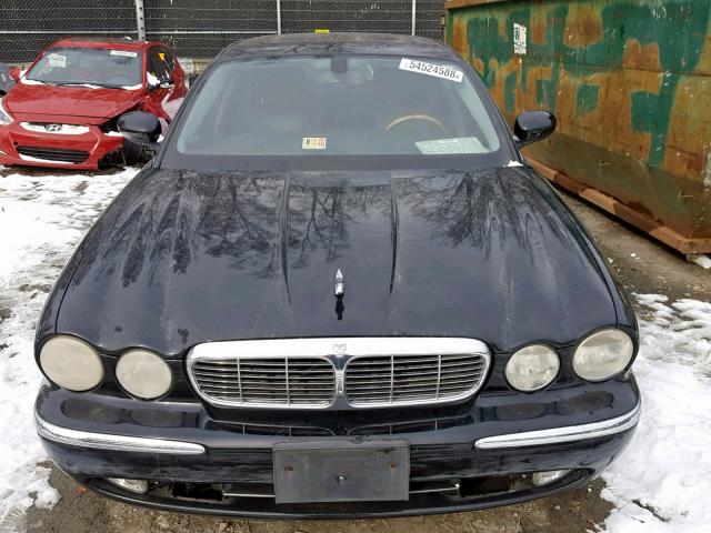 SAJWA79C05SG42120 - 2005 JAGUAR XJ8 L BLACK photo 9