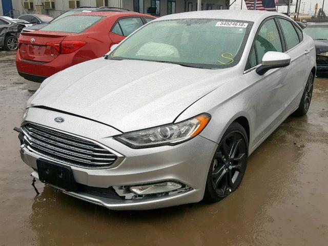 3FA6P0G75JR240919 - 2018 FORD FUSION S SILVER photo 2