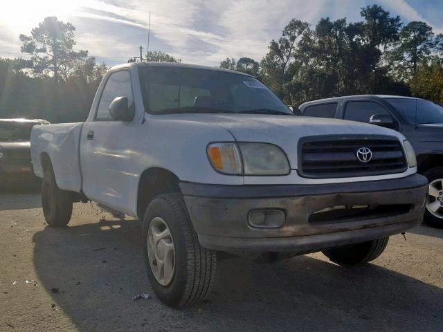 5TBJN32131S209544 - 2001 TOYOTA TUNDRA WHITE photo 1