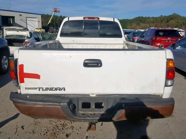 5TBJN32131S209544 - 2001 TOYOTA TUNDRA WHITE photo 6