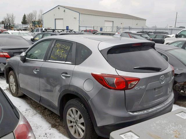 JM3KE2BE7D0129736 - 2013 MAZDA CX-5 SPORT SILVER photo 3