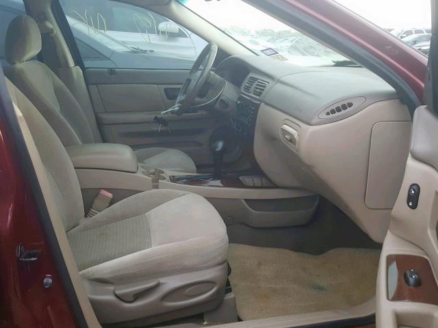 1FAFP56UX7A191708 - 2007 FORD TAURUS SEL MAROON photo 5