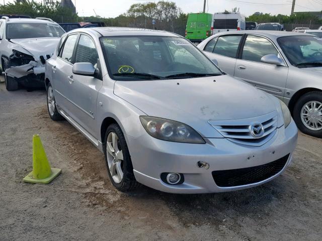 JM1BK143051226652 - 2005 MAZDA 3 HATCHBAC SILVER photo 1