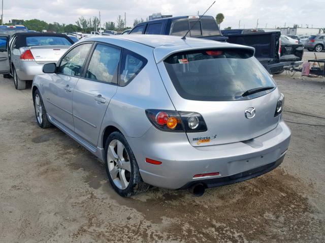 JM1BK143051226652 - 2005 MAZDA 3 HATCHBAC SILVER photo 3