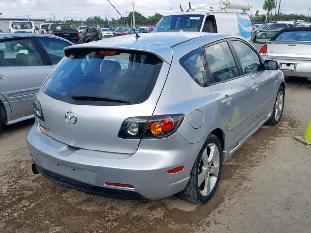 JM1BK143051226652 - 2005 MAZDA 3 HATCHBAC SILVER photo 4