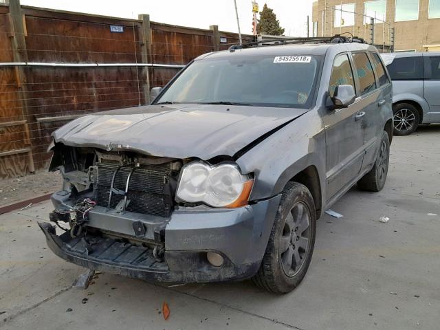 1J8HR58228C181245 - 2008 JEEP GRAND CHER GRAY photo 2