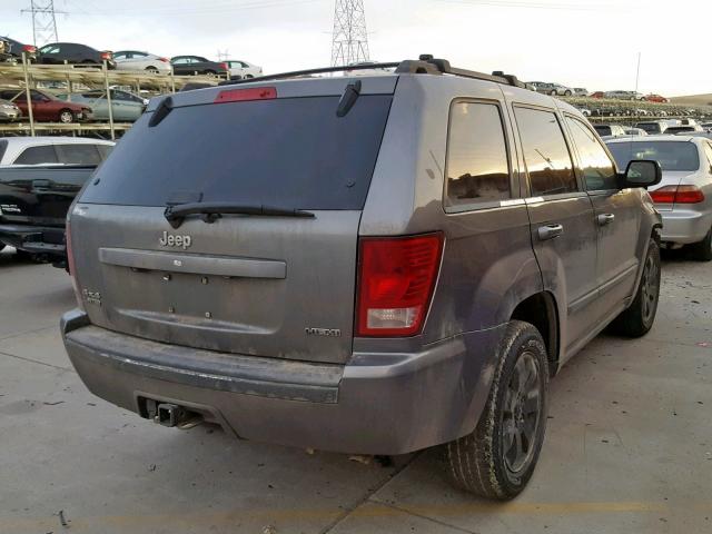 1J8HR58228C181245 - 2008 JEEP GRAND CHER GRAY photo 4