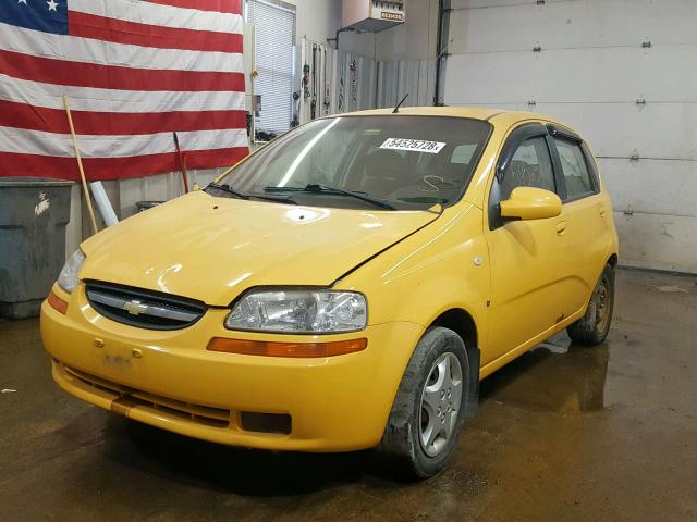 KL1TD66608B075224 - 2008 CHEVROLET AVEO BASE Sarı foto 2