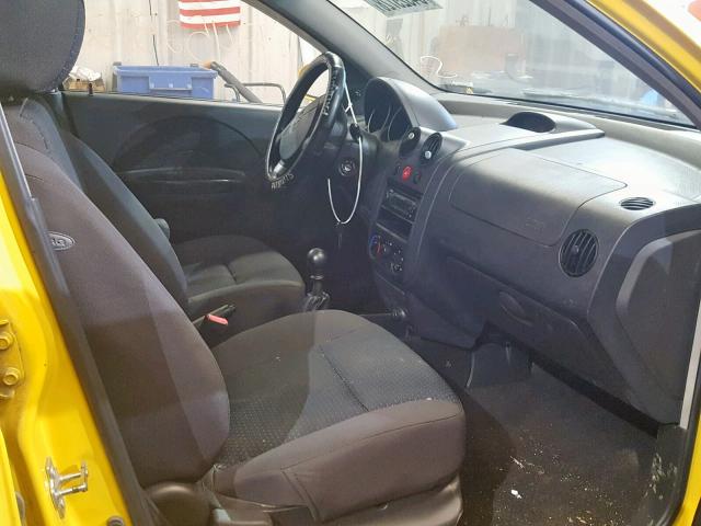 KL1TD66608B075224 - 2008 CHEVROLET AVEO BASE Sarı foto 5