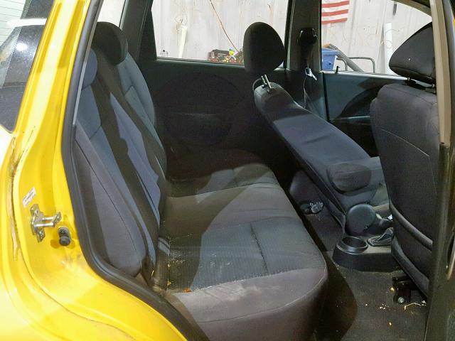 KL1TD66608B075224 - 2008 CHEVROLET AVEO BASE Sarı foto 6