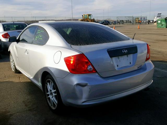 JTKDE177160116403 - 2006 TOYOTA SCION TC 银色 照片 3
