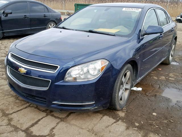 1G1ZJ57B694125236 - 2009 CHEVROLET MALIBU 2LT BLUE photo 2