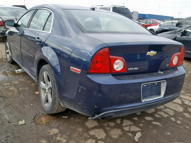 1G1ZJ57B694125236 - 2009 CHEVROLET MALIBU 2LT BLUE photo 3