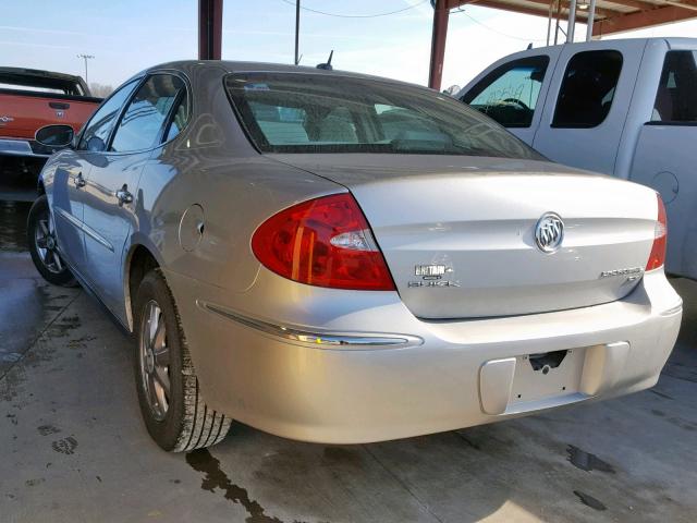 2G4WC582881190355 - 2008 BUICK LACROSSE C SILVER photo 3