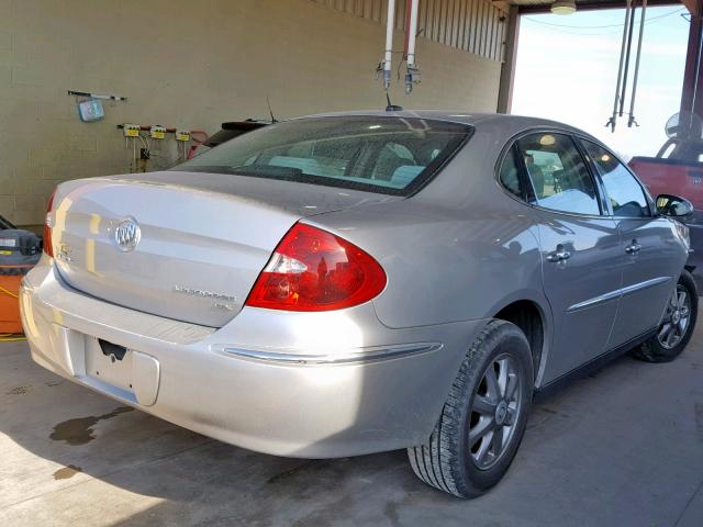 2G4WC582881190355 - 2008 BUICK LACROSSE C SILVER photo 4