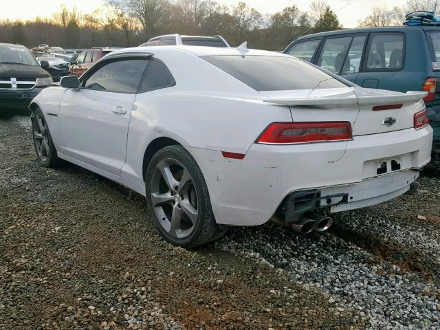 2G1FS1EW3E9313136 - 2014 CHEVROLET CAMARO SS WHITE photo 3