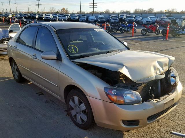 KNAFE221495656910 - 2009 KIA SPECTRA EX GOLD photo 1