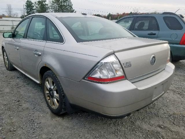 1MEHM42W18G625315 - 2008 MERCURY SABLE PREM SILVER photo 3