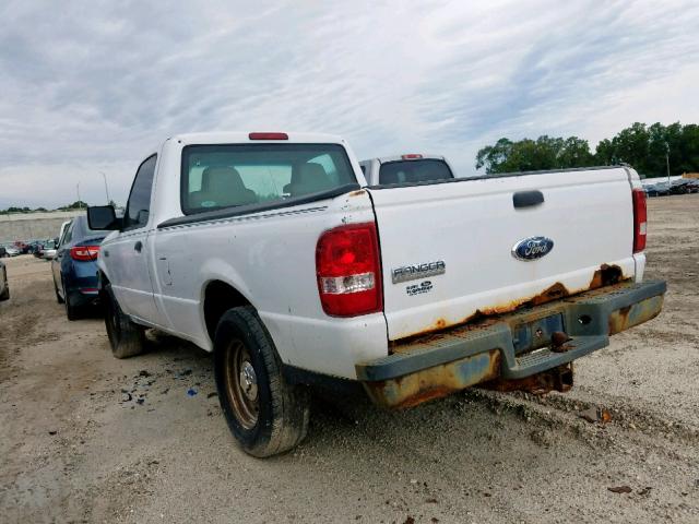 1FTYR10D86PA61646 - 2006 FORD RANGER WHITE photo 3