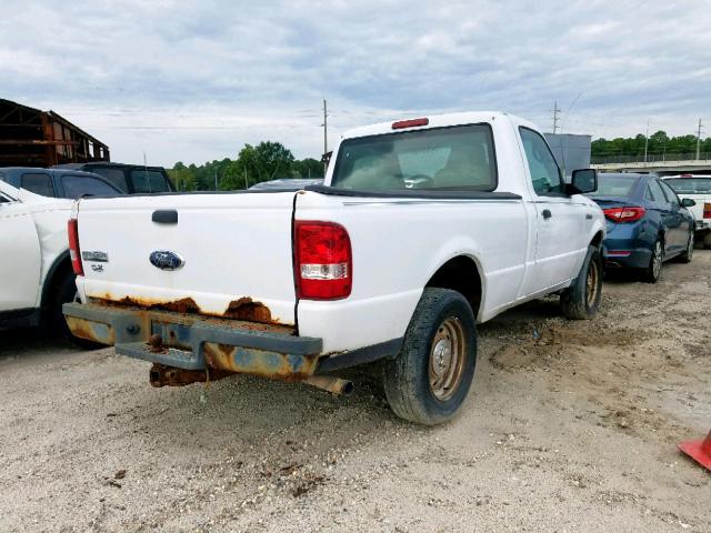 1FTYR10D86PA61646 - 2006 FORD RANGER WHITE photo 4