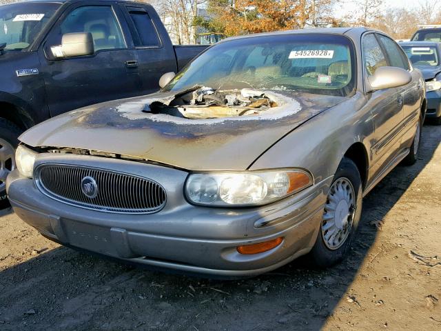 1G4HP54K524238828 - 2002 BUICK LESABRE CU BEIGE photo 2