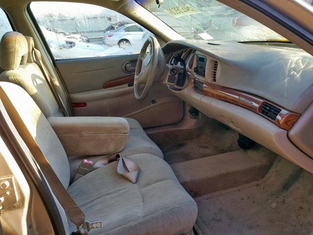 1G4HP54K524238828 - 2002 BUICK LESABRE CU BEIGE photo 5