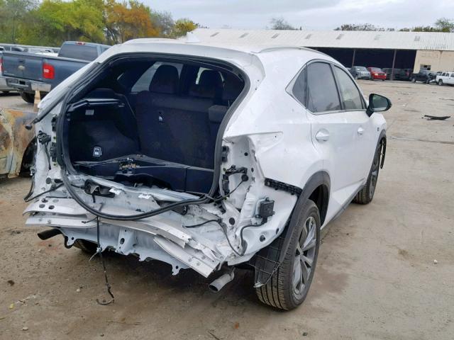 JTJYARBZ3K2123960 - 2019 LEXUS NX 300 WHITE photo 4