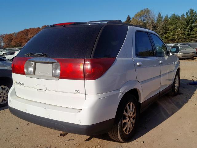 3G5DB03L36S500955 - 2006 BUICK RENDEZVOUS WHITE photo 4