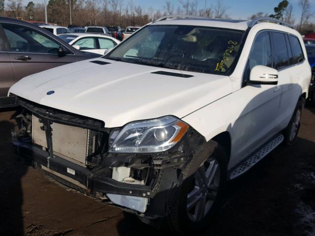 4JGDF7CE9EA420322 - 2014 MERCEDES-BENZ GL 450 4MA WHITE photo 2