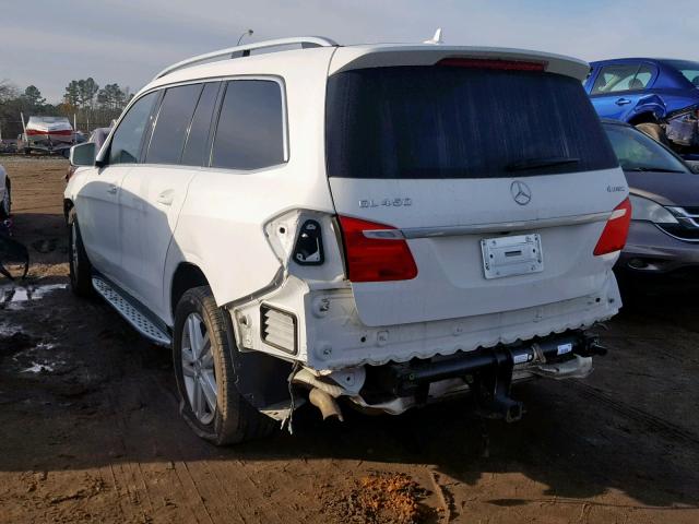 4JGDF7CE9EA420322 - 2014 MERCEDES-BENZ GL 450 4MA WHITE photo 3