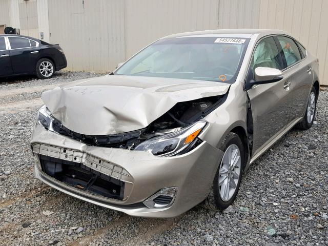 4T1BK1EB9DU026125 - 2013 TOYOTA AVALON BAS Բեժ լուսանկար 2