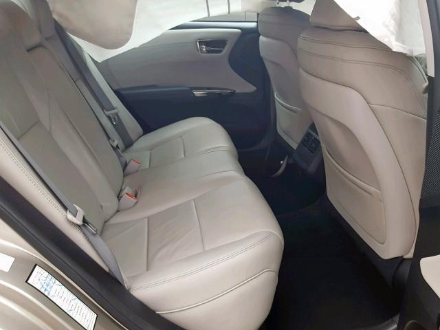 4T1BK1EB9DU026125 - 2013 TOYOTA AVALON BAS Բեժ լուսանկար 6