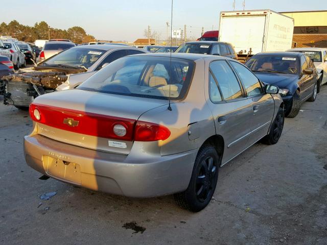 1G1JF52F247295562 - 2004 CHEVROLET CAVALIER L GOLD photo 4